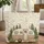 Ornate Vintage Travel Trailer Pine Branches Wildflower Trees Bushes Travel Essentials for Traveler Quilted Tote Bag - 1