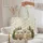 Ornate Vintage Travel Trailer Pine Branches Wildflower Trees Bushes Travel Essentials for Traveler Quilted Tote Bag - 5