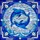 Embracing Blue Dolphins Ocean Waves Clear Sky - Home Decor Gift For Ocean Lover Stained Glass Suncatcher - 5