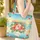 Personalized Tropical Beach Sunset Floral Hibiscus Plumeria Everyday Carry Gift Quilted Tote Bag - 4