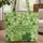 Personalized Lucky Clover Daisy Garland - Everyday Carry Gift Quilted Tote Bag - 1