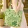 Personalized Lucky Clover Daisy Garland - Everyday Carry Gift Quilted Tote Bag - 4