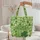 Personalized Lucky Clover Daisy Garland - Everyday Carry Gift Quilted Tote Bag - 5