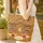Storybook Library Facade Autumn Pumpkins - Fall Season Everyday Carry Quilted Tote Bag - 4