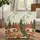 Vintage Travel Trailers Camping Scene with Your Name Wooden Sign - Travel Essentials Gift Quilted Tote Bag - 1
