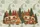 Vintage Travel Trailers Camping Scene with Your Name Wooden Sign - Travel Essentials Gift Quilted Tote Bag - 7