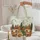Vintage Travel Trailers Camping Scene with Your Name Wooden Sign - Travel Essentials Gift Quilted Tote Bag - 5