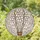 Hot Air Balloon Cluster Wicker Basket Spheres Sky Clouds - Home Decor Gift Stained Glass Suncatcher - 1