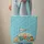 Vintage Retro Camper Van Beach Scene Everyday Carry Gift Quilted Tote Bag - 6