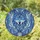 Wolf Head Celestial Moons Planets Feathers Vintage Watch - Home Decor Gift Stained Glass Suncatcher - 1