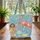 Beach Woman Swimsuit Palm Trees Surfboards Starfish Cartouche Your Name Travel Essentials Gift Quilted Tote Bag - 3
