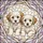 White Puppies Snuggled Together Close-up Portrait - Home Decor Gift for Pet Owners Stained Glass Suncatcher - 5
