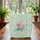 Pink Bear Green Turtle Floral Wreath Personalized - Everyday Carry Gift for Kids Quilted Tote Bag - 3