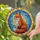 Red Fox Faceted Stained Glass Triangle Diamond Mosaic - Wildlife Lover Home Decor Gift Stained Glass Suncatcher - 2