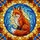Red Fox Faceted Stained Glass Triangle Diamond Mosaic - Wildlife Lover Home Decor Gift Stained Glass Suncatcher - 5
