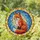 Red Fox Faceted Stained Glass Triangle Diamond Mosaic - Wildlife Lover Home Decor Gift Stained Glass Suncatcher - 1