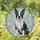 Boston Terrier Black White Dog - Home Decor Gift for Pet Lovers Stained Glass Suncatcher - 1
