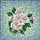 Apple Blossoms White Ribbon Green Leaves Floral Mosaic - Home Decor Gift Stained Glass Suncatcher - 5