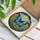 Blue Butterfly Tiffany Stained Glass Flowers - Window Home Decor Gift Stained Glass Suncatcher - 3