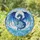 Ice Dragon Sunburst Frosty Landscape Snowflakes - Window Decor Gift for Dragon Lover Stained Glass Suncatcher - 1