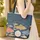 Fishing Rod Fish Name Hoop Aquatic Floral - Great Everyday Carry Gift for Avid Angler Quilted Tote Bag - 4