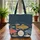 Fishing Rod Fish Name Hoop Aquatic Floral - Great Everyday Carry Gift for Avid Angler Quilted Tote Bag - 3