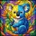 Stained Glass Koala Botanical Mosaic - Everyday Home Decor Gift for Wildlife Lovers Stained Glass Suncatcher - 5