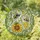 Flying Bee Sunflower Honeycomb Wildflowers - Home Decor Gift for Wildlife Lovers Stained Glass Suncatcher - 1