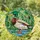 Mallard Duck Pond Stained Glass Scene - Wildlife Lover Home Decor Gift for Bird Watchers Stained Glass Suncatcher - 1