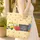 School Bus Apple Pencils Chalkboard Stars - Back to School Student Everyday Carry Gift Quilted Tote Bag - 4