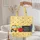 School Bus Apple Pencils Chalkboard Stars - Back to School Student Everyday Carry Gift Quilted Tote Bag - 5