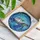 Majestic Sea Turtle Baby Turtles Ocean Waves Bubbles - Marine Life Home Decor Gift Stained Glass Suncatcher - 3