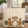 Folk Art Roosters Guitar Personalized Sign - Countryside Everyday Carry Gift Quilted Tote Bag - 1