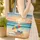 Personalized Tropical Beach Sunset Umbrella Flip Flops - Travel Essentials Quilted Tote Bag - 4