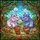 Smiling Hippos Picnic Red Apples Golden Beverages Summer Sky Leafy Branches Home Decor Gift Stained Glass Suncatcher - 5