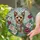 Yorkshire Terrier Jewel Tone Stained Glass Flowers - Home Decor Gift Stained Glass Suncatcher - 2