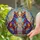 Full Frame Stained Glass Feline Pair Noses Touching - Everyday Home Decor Gift for Cat Lover Stained Glass Suncatcher - 2