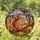 Squirrel Acorn Tree Branch Autumn Leaves Forest Sky - Wildlife Lover Home Decor Gift Stained Glass Suncatcher - 1