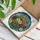 Translucent Lily Flowers Green Leaves Blue Sky - Home Decor Gift for Flower Lover Stained Glass Suncatcher - 3