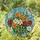 Translucent Lily Flowers Green Leaves Blue Sky - Home Decor Gift for Flower Lover Stained Glass Suncatcher - 1