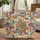 Dreamcatcher Colorful Feathers Multicolored Floral Embroidered Hoop - Everyday Carry Gift Quilted Tote Bag - 1