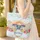 Personalized Tropical Beach Chairs Ocean Sunset - Travel Essentials Quilted Tote Bag - 4