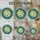 Pale Peach Yellow Roses Emerald Green Botanical Teal Blue Green Square Garden - Home Decor Gift Stained Glass Suncatcher - 4