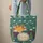 Mountain Sun Evergreen Clouds Floral Wreath - Personalized Everyday Carry Gift Quilted Tote Bag - 6