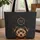 Yorkshire Terrier Puppy Paw Print Everyday Carry Gift for Dog Lover Quilted Tote Bag - 1