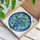 Ornate Stained Glass Blue Vase Flowers with Blue Butterflies - Home Decor Gift Stained Glass Suncatcher - 3