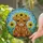 Highland Cow Sunflowers Stained Glass - Farmhouse Home Decor Gift for Cow Lover Stained Glass Suncatcher - 2