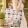 Camper Trailer Pine Trees Floral Plaid Leaves Berries Wooden Sign - Travel Essentials Quilted Tote Bag - 4