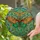 Moth Swirling Floral Foliage - Everyday Home Decor Gift for Wildlife Lover Stained Glass Suncatcher - 2