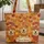 Golden Retriever Dogs Fall Leaves Your Name - Autumn Everyday Carry Gift Quilted Tote Bag - 1
